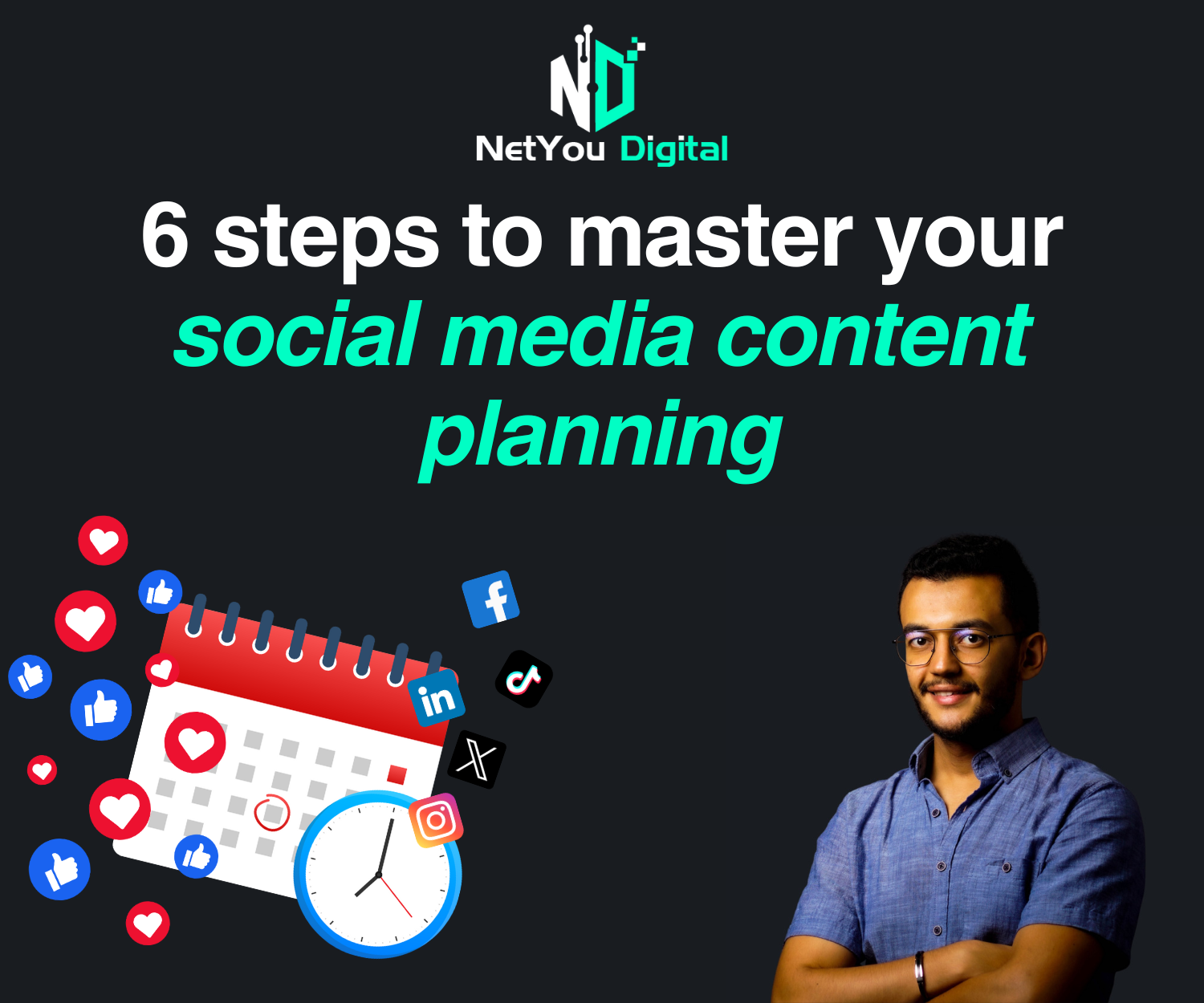 6 steps to master your social media content planning