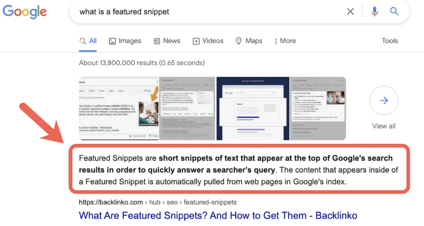 Featured snippet on-page seo checklist